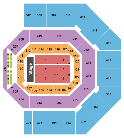 Credit One Stadium James Taylor Seating Chart